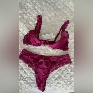 NWT European Lingerie Set